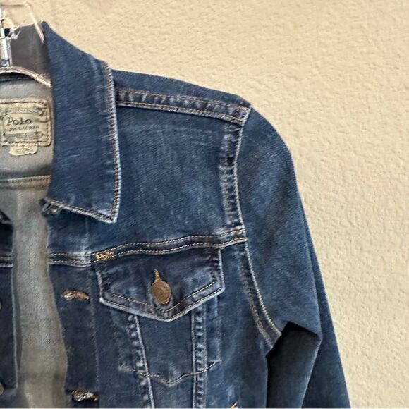 Polo by Ralph Lauren Blue  Jean Jacket Classic Style - Picture 8 of 8